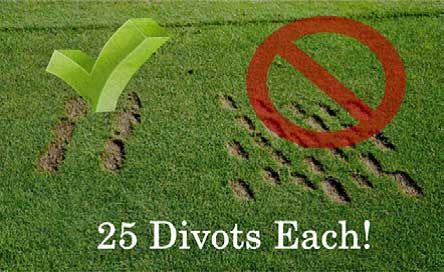 Proper and Improper Divot Patterns
